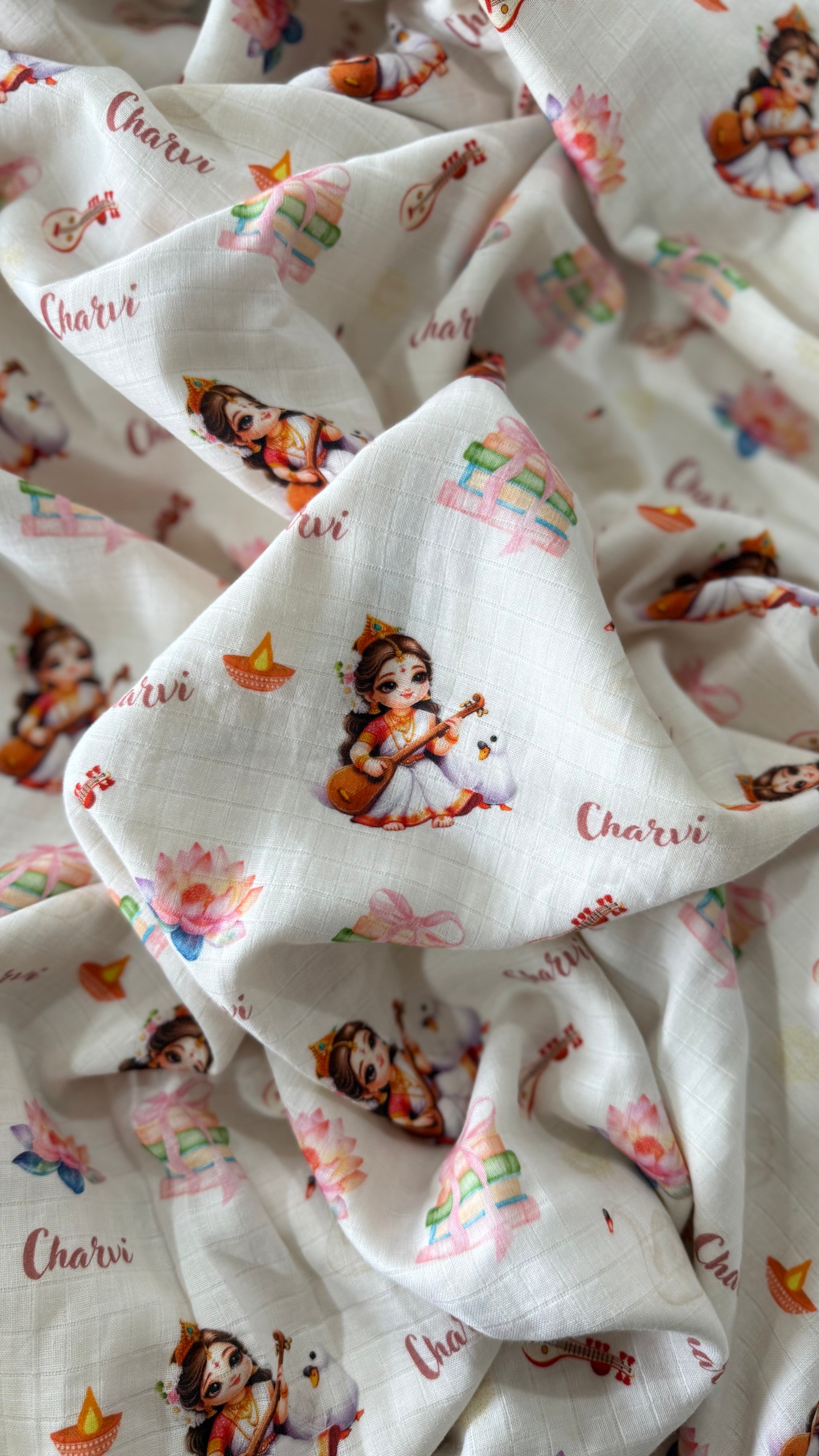 Little Saraswati Customised Blanket